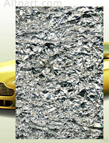 Golden cover Aston Martin Vantage, beauty design, gold foil effect.