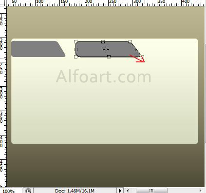 Red Business card layout.Basic Logo