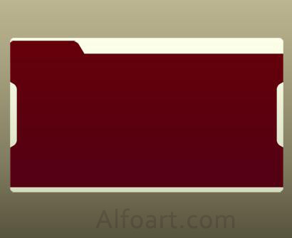 Red Business card layout.Basic Logo