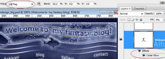 Sea Fantasy Website Design