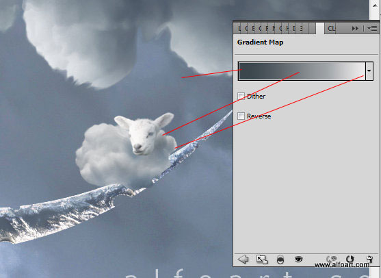 Christmas Dream Fairy night with the crescent above the clouds. Moon or crescent 3D model
