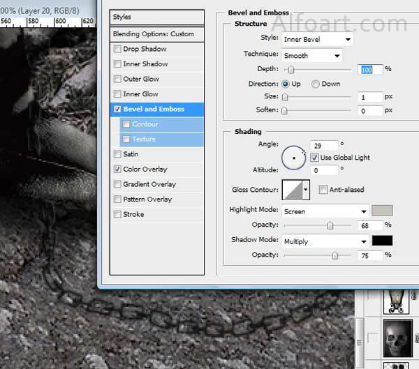 Dark landscape tutorial, mysterious, horror pictures and images, mystic, night, Ghost dog, Photo manipulations, digital art, collage, treasure, Mysterious tree