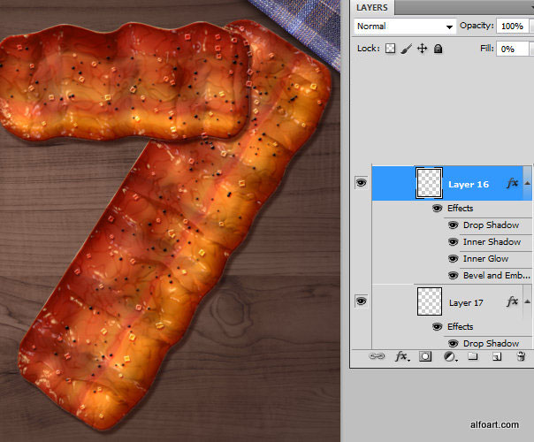 Learn how to create 3d fast food text effect. This Adobe Photoshop tutorial teaches how to apply fast food skin texture and light reflections to the 3d letters