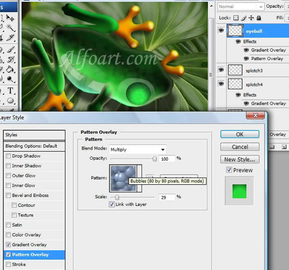 Shiny and glossy and funny Frog