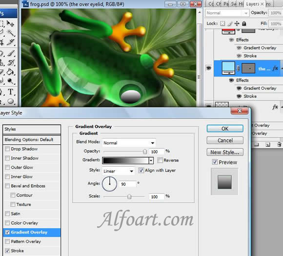 Shiny and glossy and funny Frog