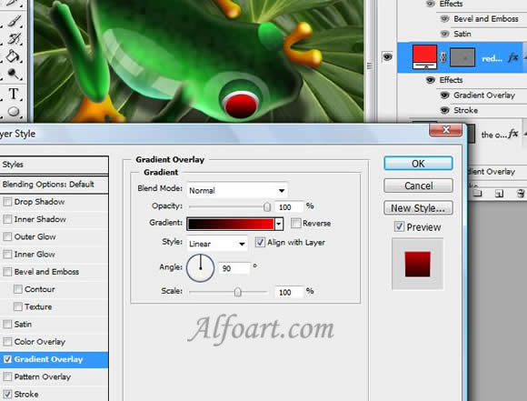 Shiny and glossy and funny Frog