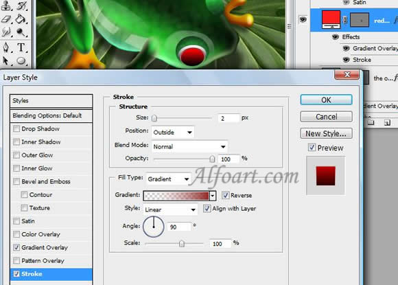 Shiny and glossy and funny Frog