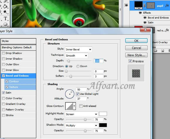 Shiny and glossy and funny Frog