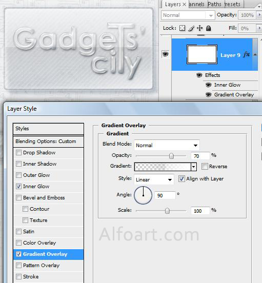 Design for gadgets web site. Gadgets City.