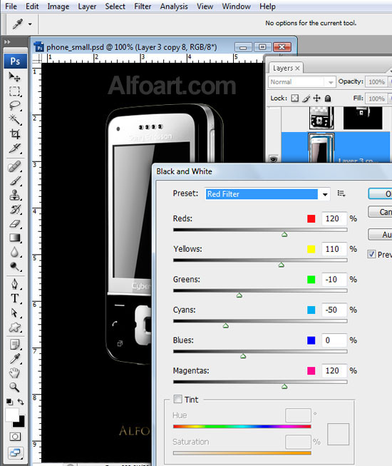 Cocept design, Golden cell phone fragmented into words and sounds.
