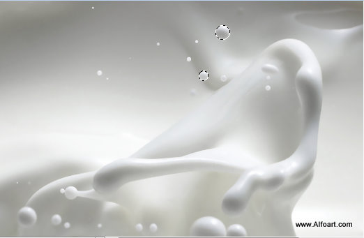 milk and chocolate, photoshop, splashes, monster, eyesballs, bubbles, cartoon character, cute, drops, hot chocolate, liquid