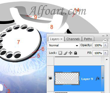 Transparent  glass and shiny phone design