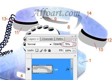 Transparent  glass and shiny phone design