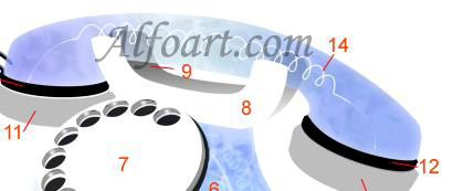 Transparent  glass and shiny phone design