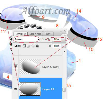 Transparent  glass and shiny phone design
