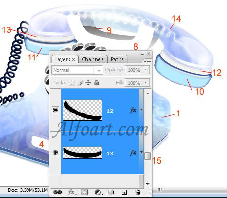 Transparent  glass and shiny phone design