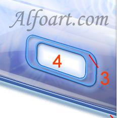 Transparent  glass and shiny phone design