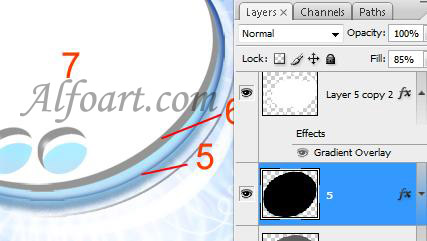 Transparent  glass and shiny phone design