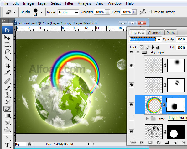 Earth Day. Green Planet. free wallpaper, Earth Day, Green Planet, Moon, photoshop, white clouds, fantasy. psd file, cosmos, cosmo, stars, milky way