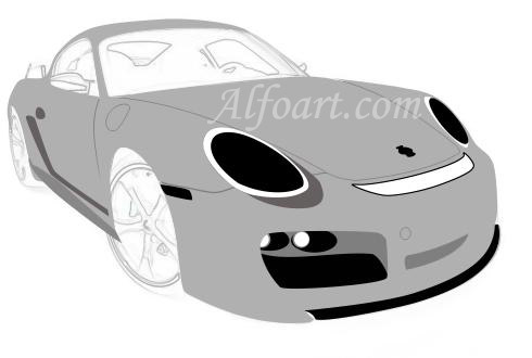 Porsche Cayman Model Interface