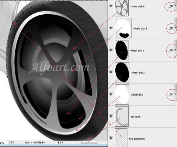 Porsche Cayman Model Interface