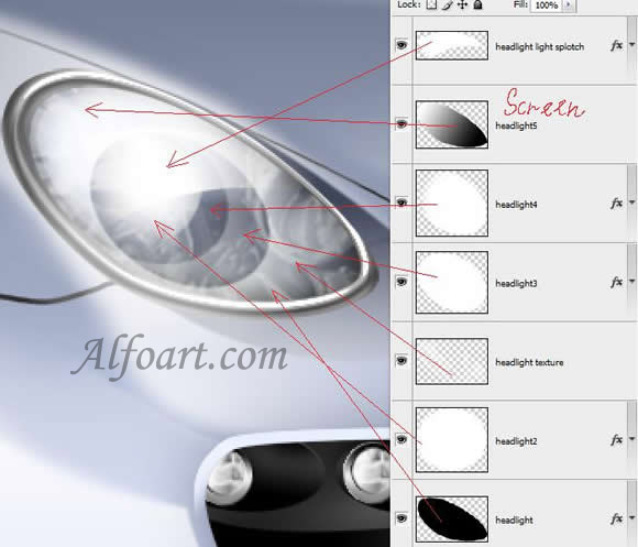 Porsche Cayman Model Interface