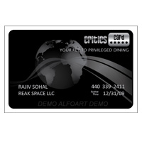 Critics permanent memebership card