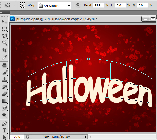 Halloween Style Font How to create letters from pumpkin image with photoshop Free pumpkin brushes