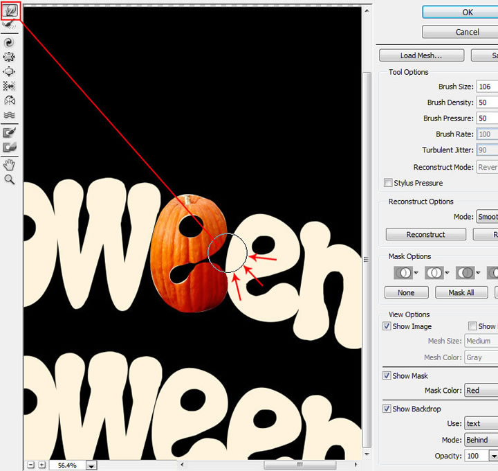 Halloween Style Font How to create letters from pumpkin image with photoshop Free pumpkin brushes