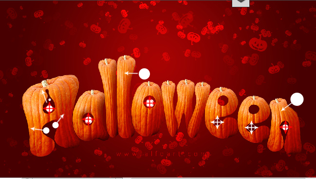 Halloween Style Font How to create letters from pumpkin image with photoshop Free pumpkin brushes