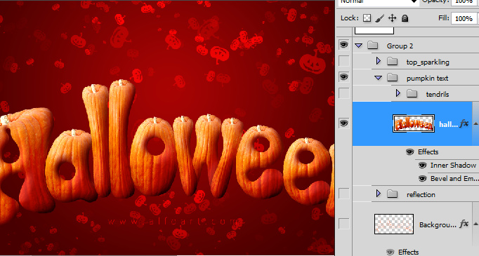 Halloween Style Font How to create letters from pumpkin image with photoshop Free pumpkin brushes