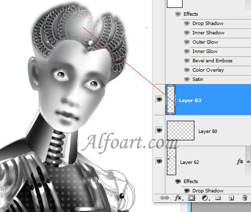 robot girl photoshop tutorial