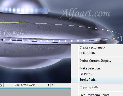 flying saucer tutorial