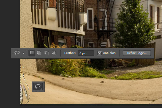 Fake fisheye effect and HDR toning with Photoshop tools