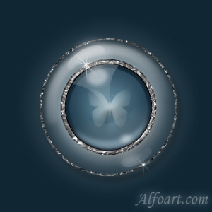 silver button