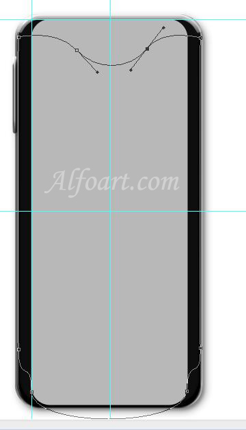 Sony Ericsson S500 Cell phone interface. Photoshop Tutorial