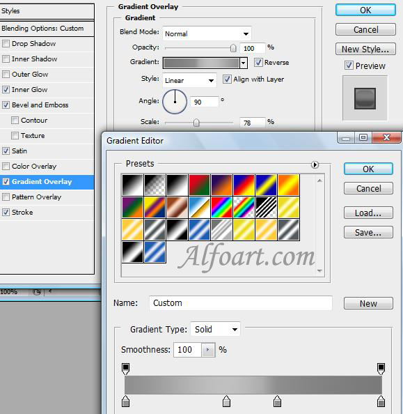 Sony Ericsson S500 Cell phone interface. Photoshop Tutorial