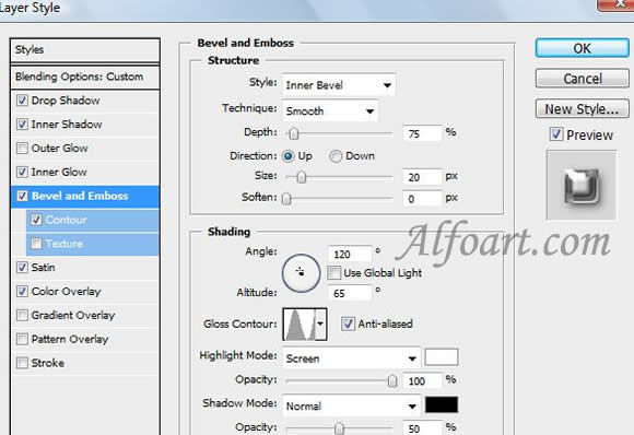 Sony Ericsson S500 Cell phone interface. Photoshop Tutorial