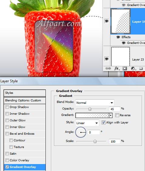 Strawberry cell phone design