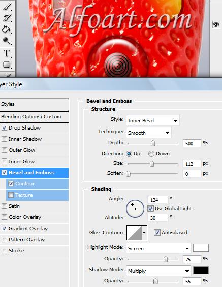 Strawberry cell phone design