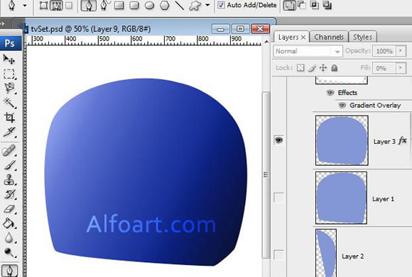 Tv display digital  creative drawing