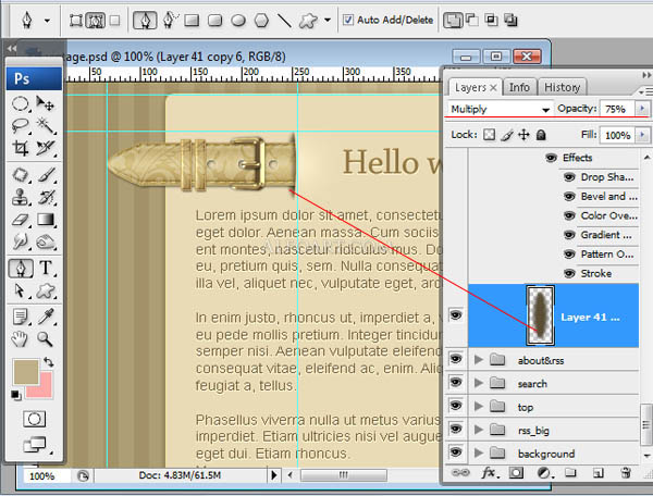Vintage style Wordpress theme. free webdesign photoshop tutorial. Vintage wordpress template.