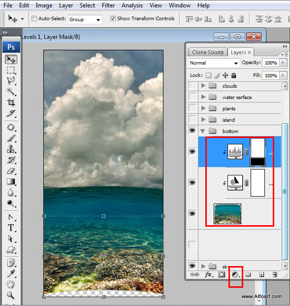Message in a Bottle, bottle splashing in waves, Rough Water Surface, copy space, james bond island, close up of water wave, bubbles, tropic landscape, sea, ocean corals, seascape photomanipulation.