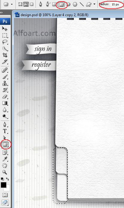 WHITE Notebook STYLE for web site design