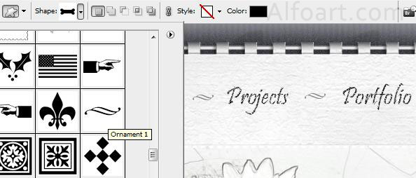 WHITE Notebook STYLE for web site design