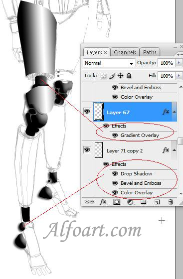 robot girl photoshop tutorial