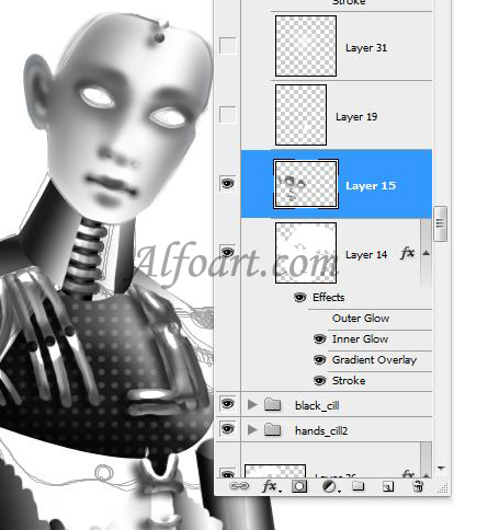 robot girl photoshop tutorial