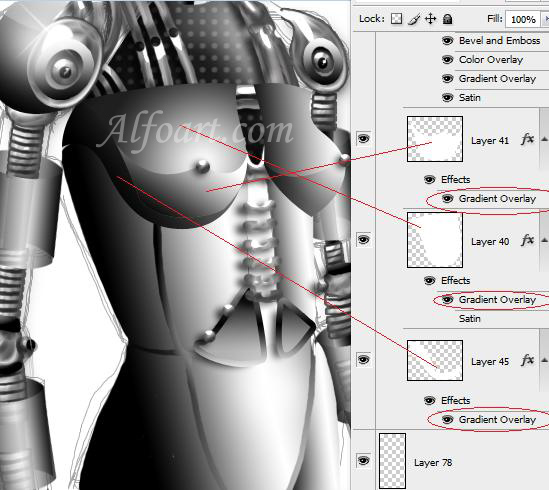 robot girl photoshop tutorial