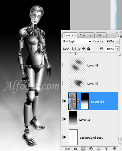 robot girl photoshop tutorial