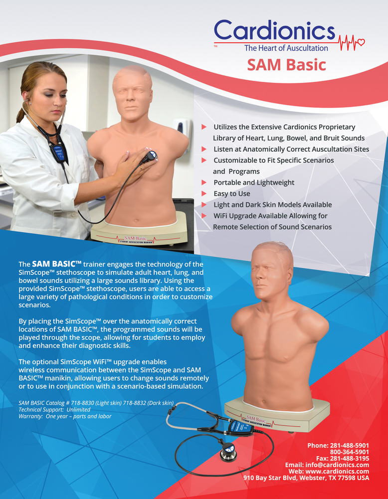 Sim Basic	Training Manikin flayerdesign 